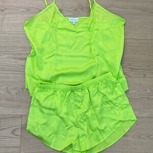 NWT $198 Anthropologie ETTITUDE bamboo shorts & camisole XL / M